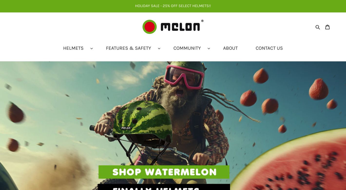Melon Helmets Website