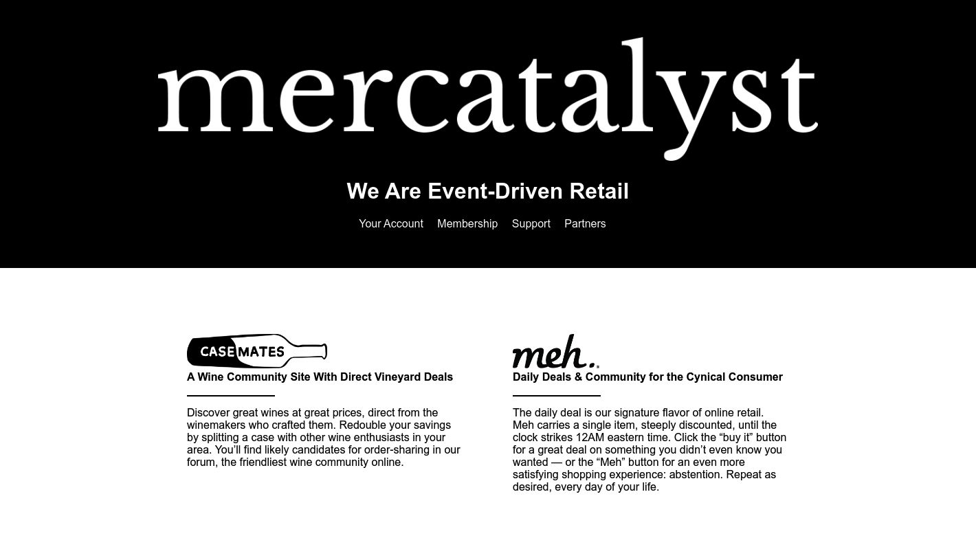 Mercatalyst Website