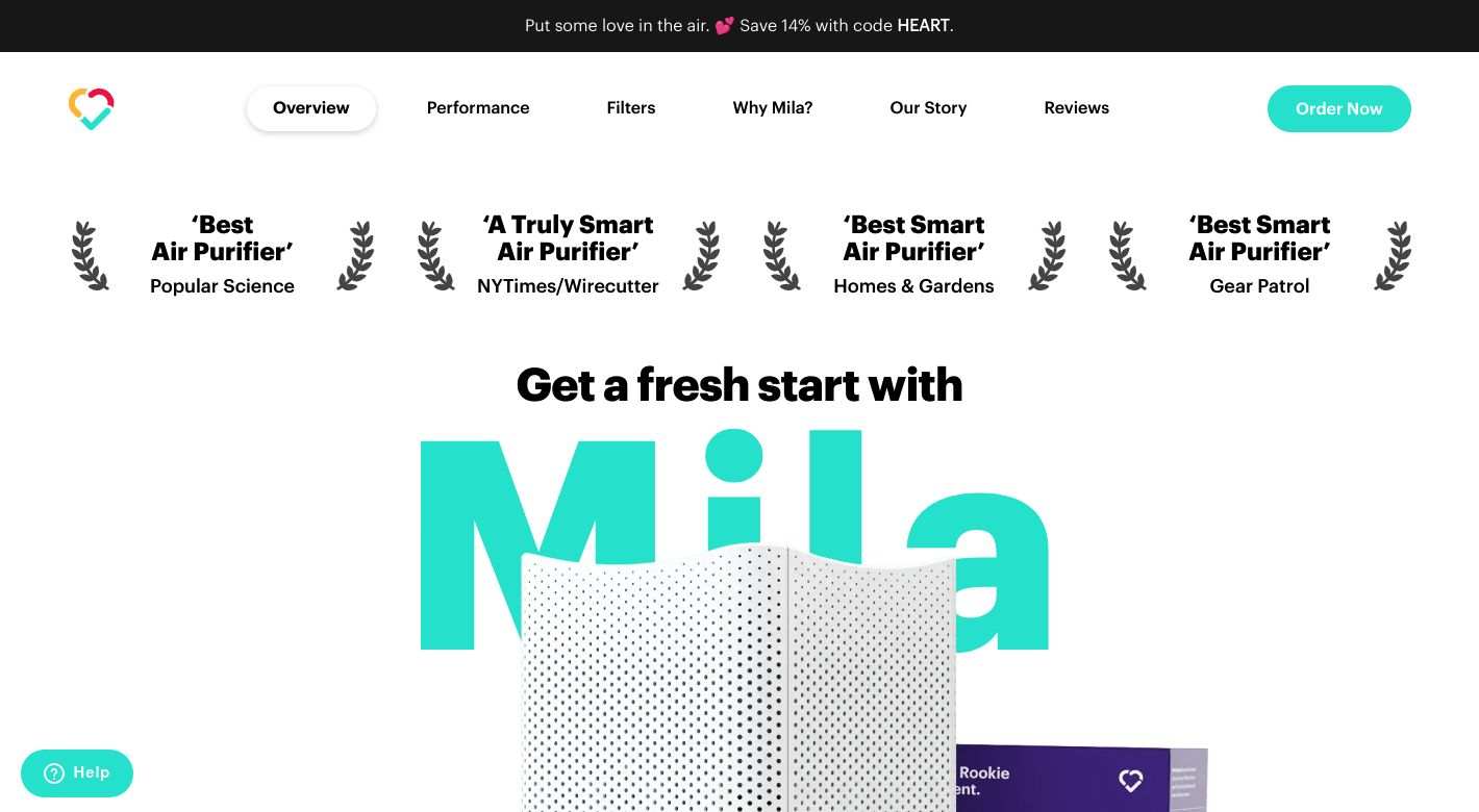 Mila Cares Website