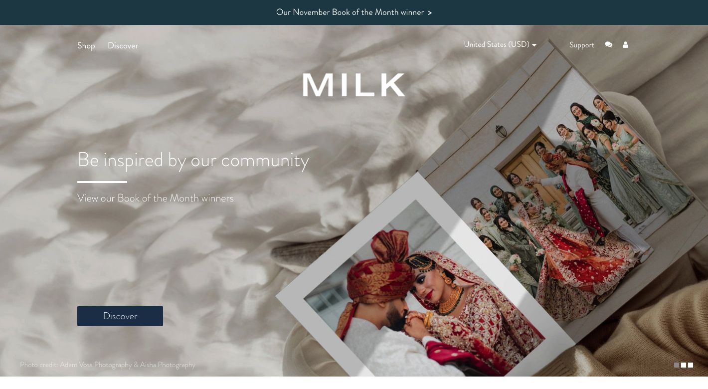 MILK Books Website