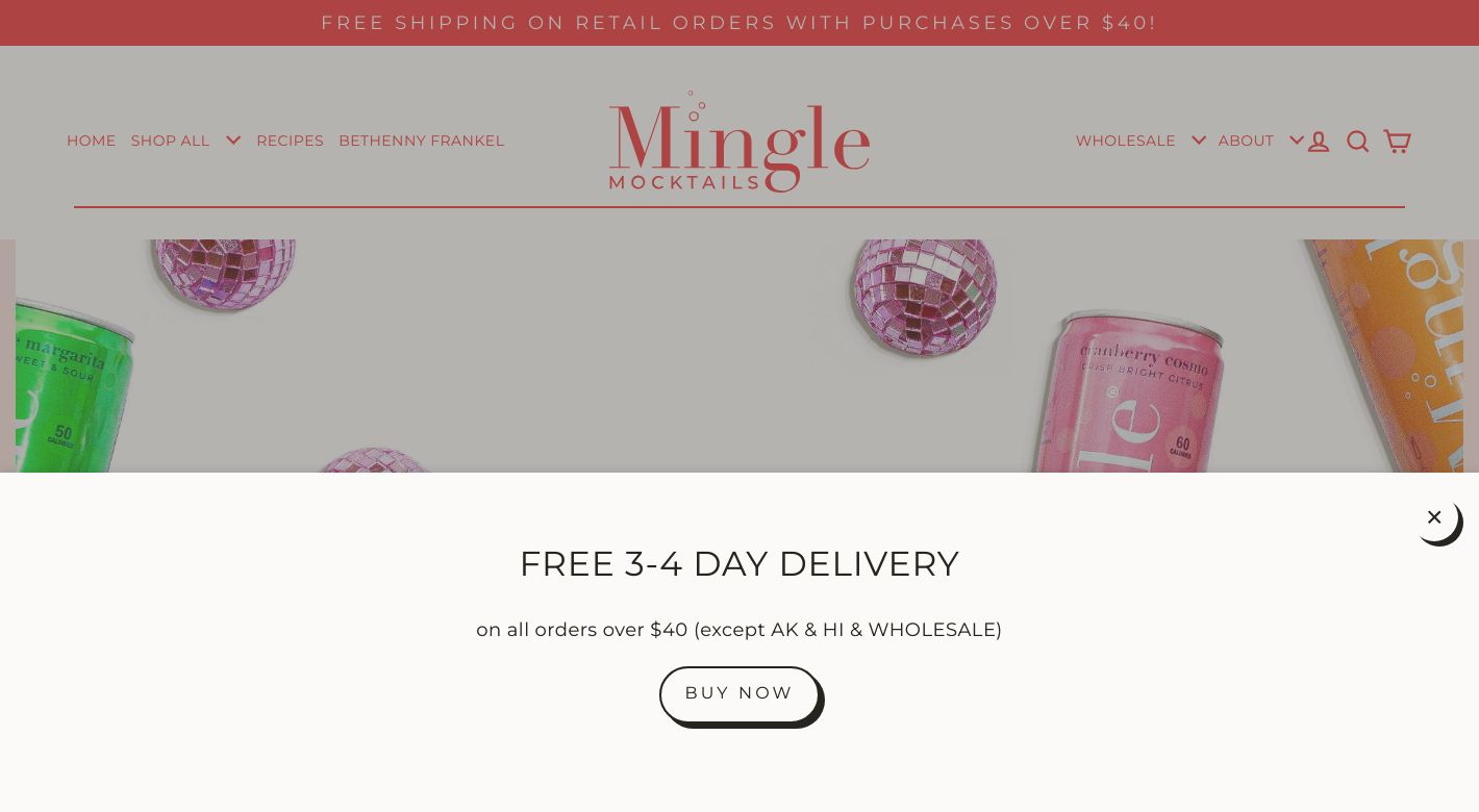 Mingle Mocktails Website