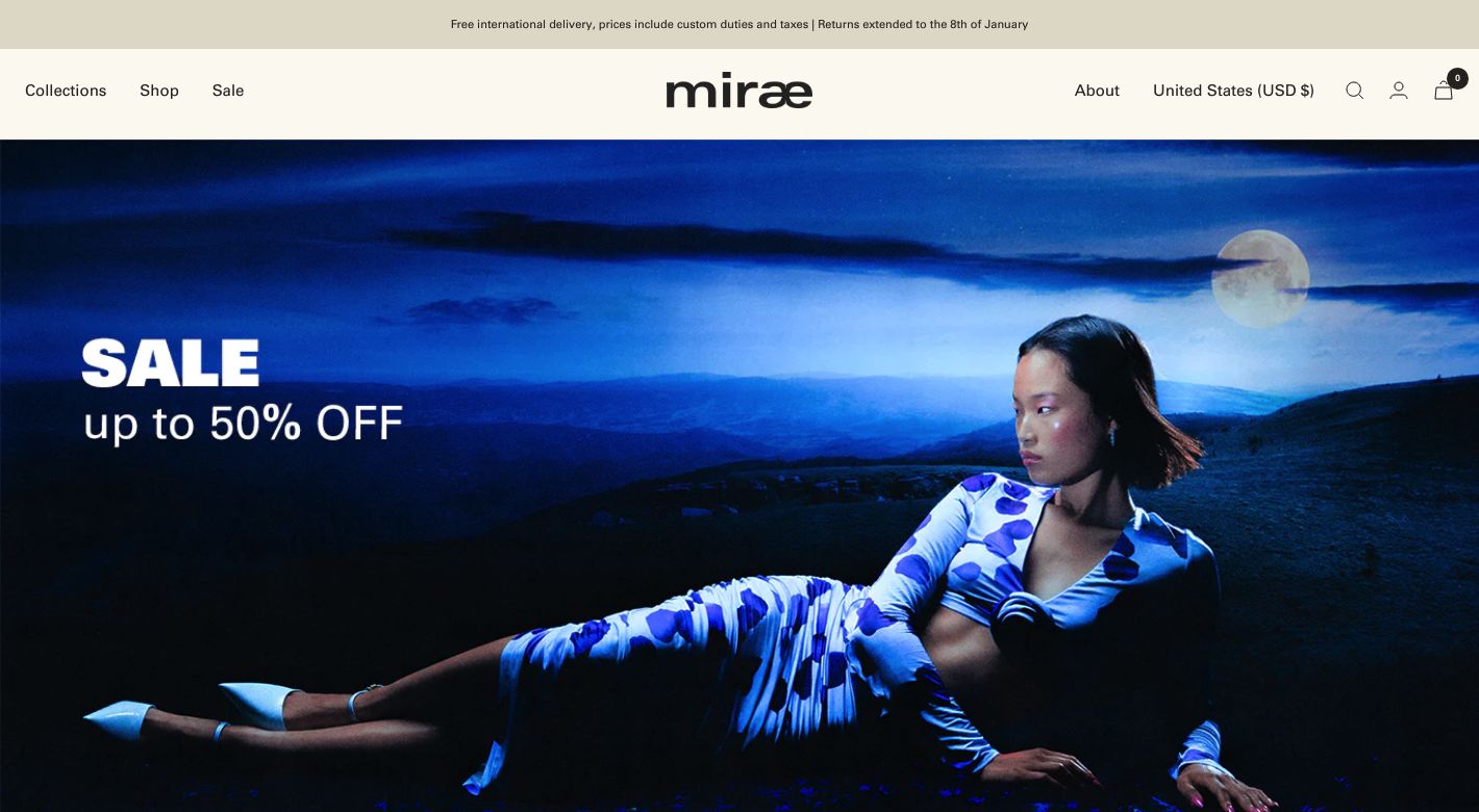 MIRAE PARIS Website