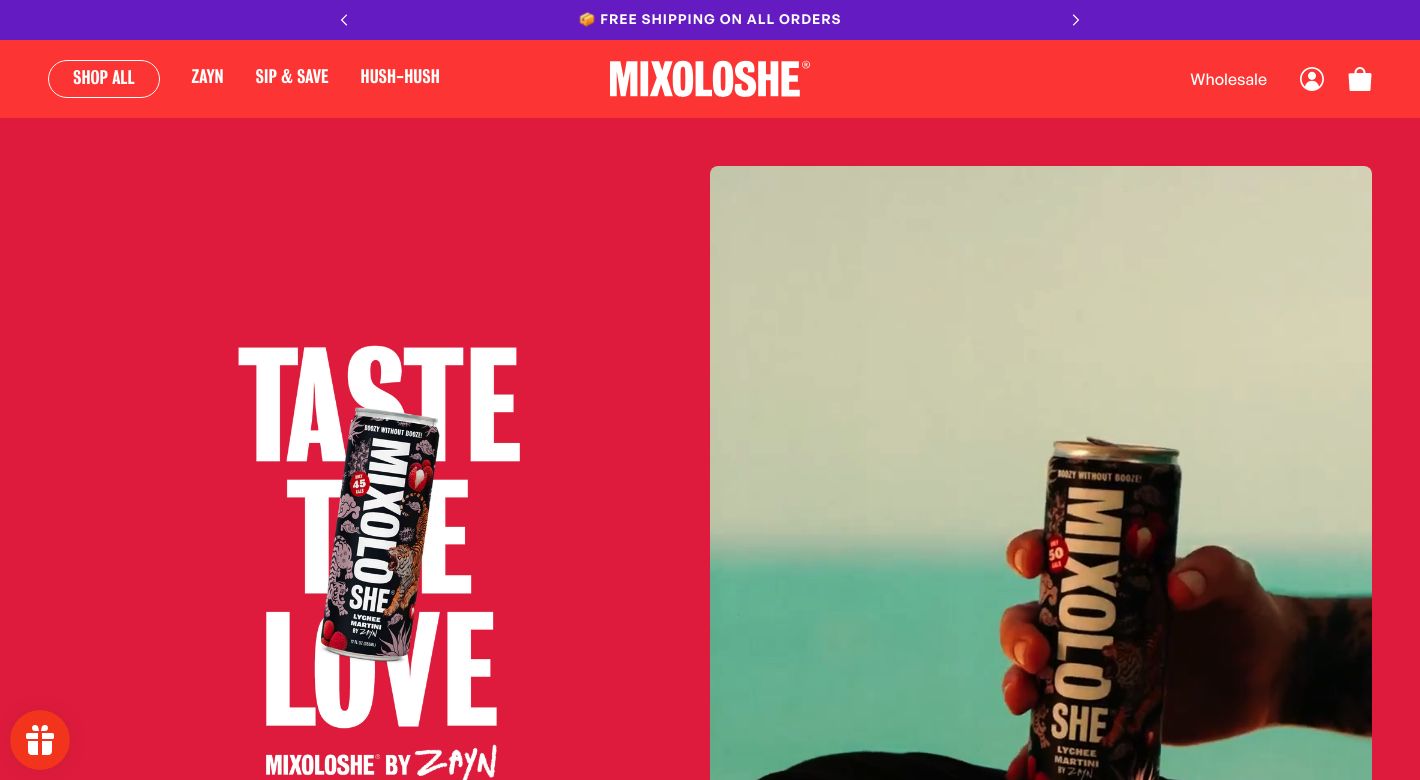 Mixoloshe Website
