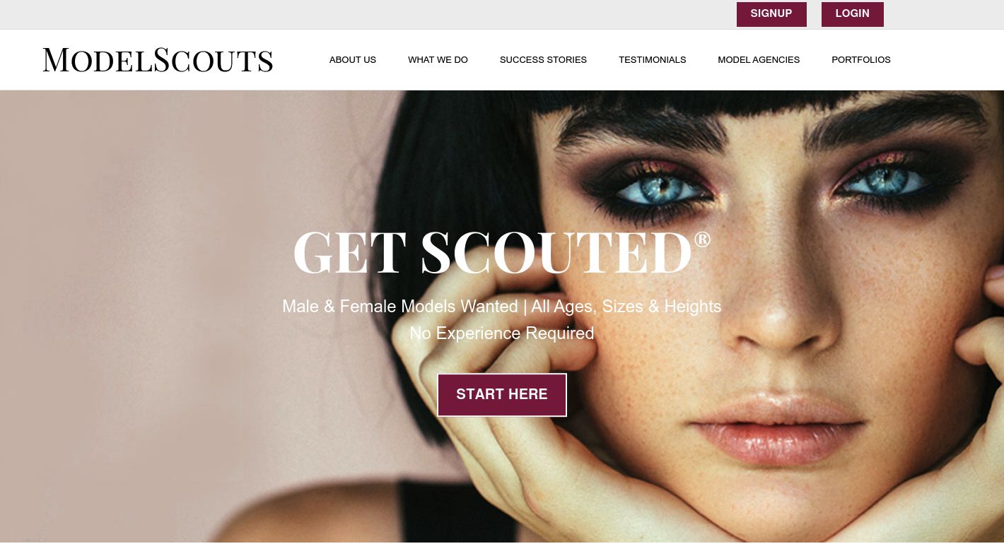 ModelScouts.com Website