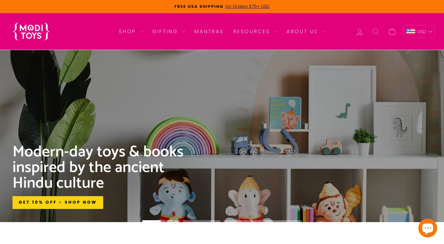 Modi Toys Website