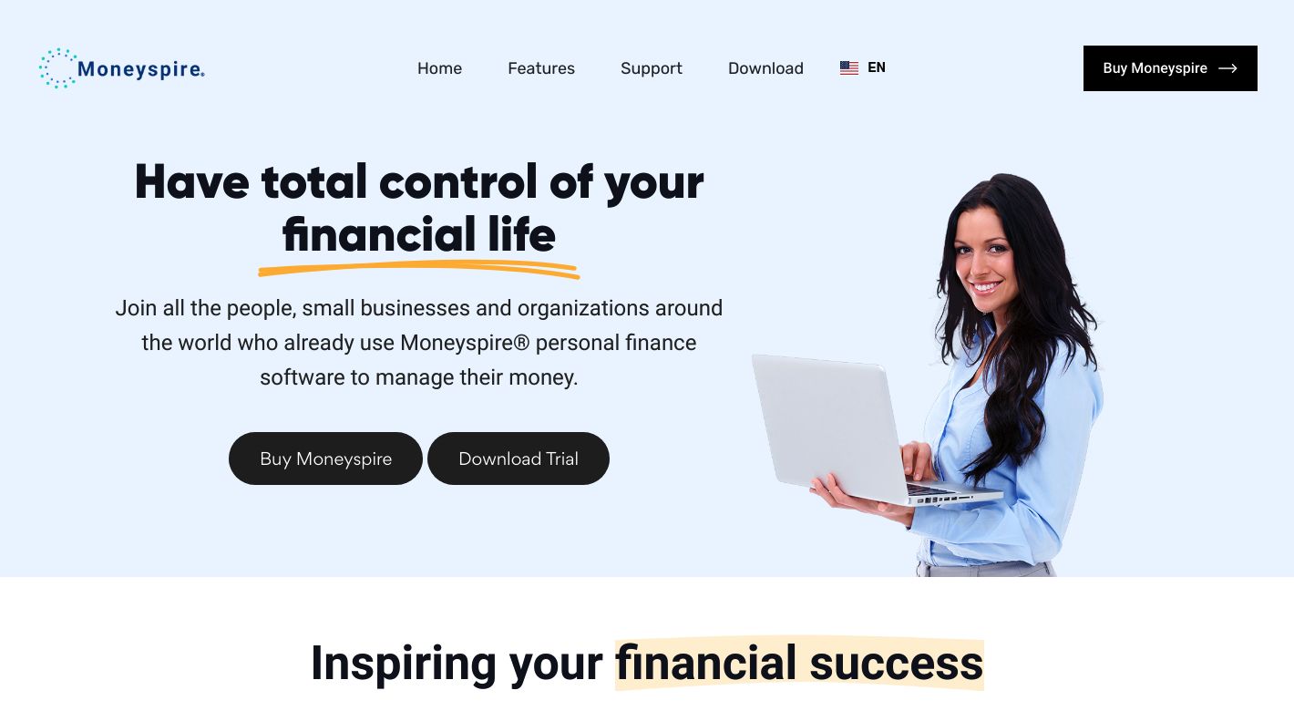 Moneyspire Website