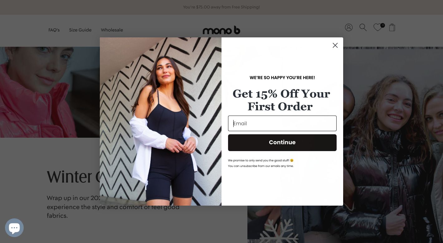 Mono B Website