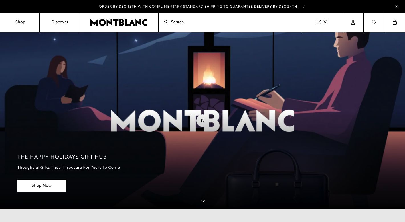 Montblanc Website