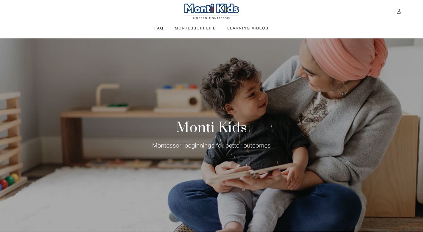 Monti Kids Website