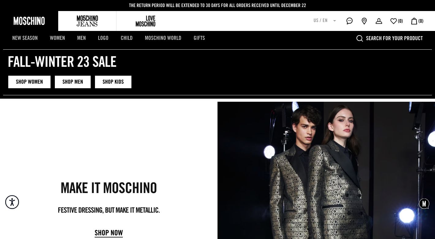 Moschino Website