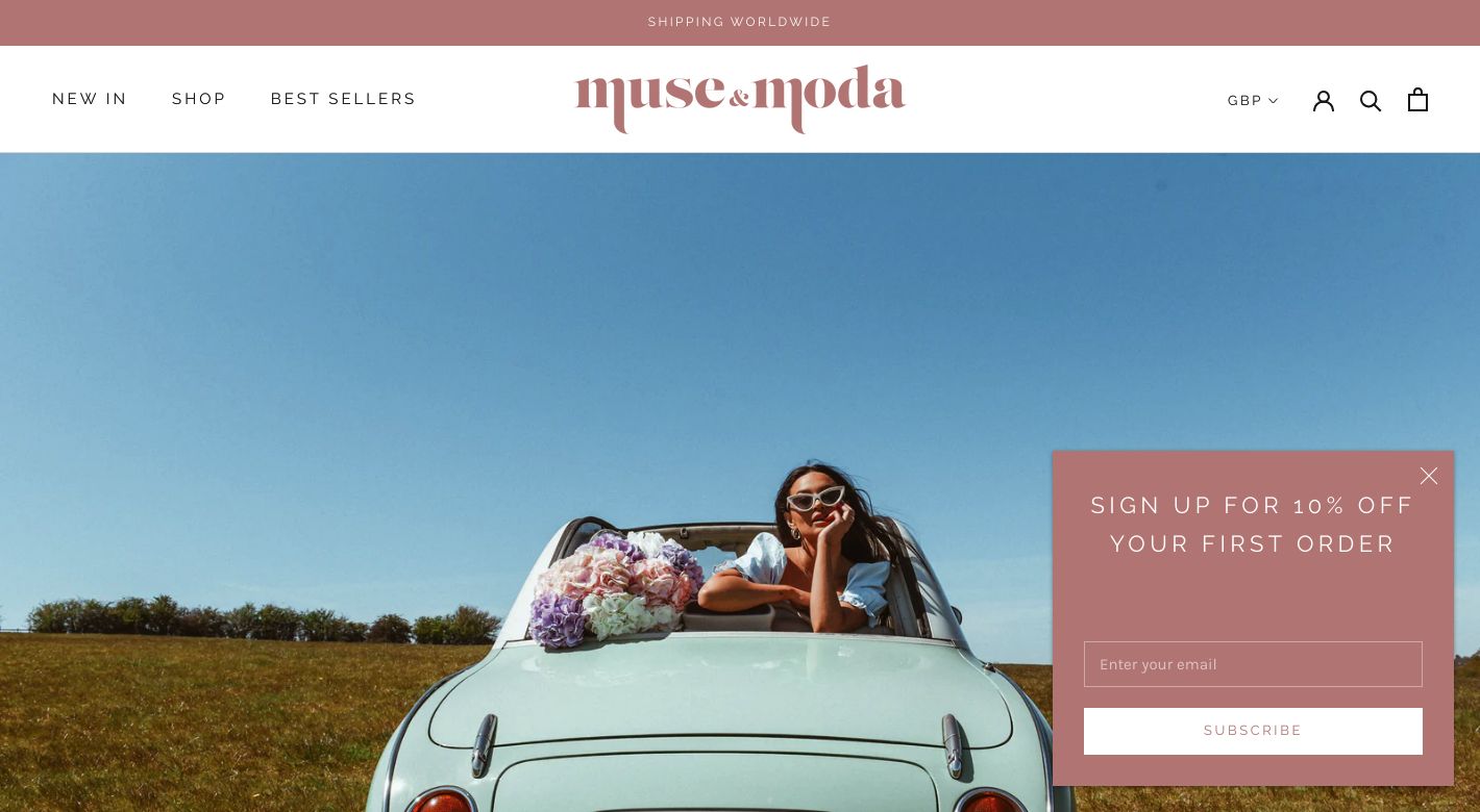 Muse and Moda Website