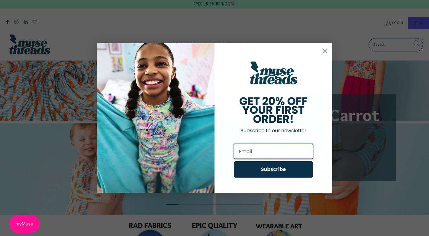 Muse Threads Website