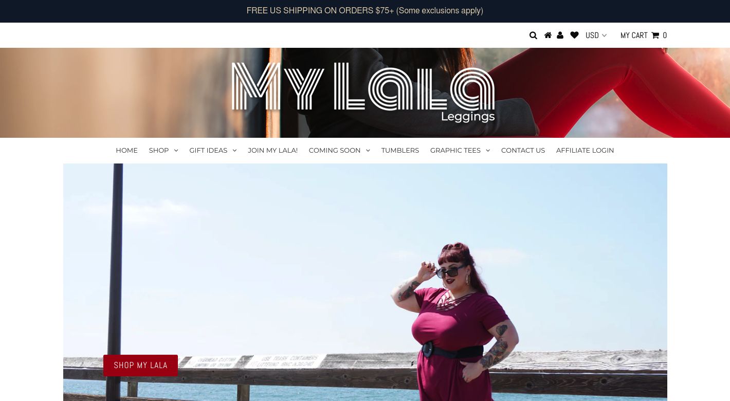 My Lala Leggings Website