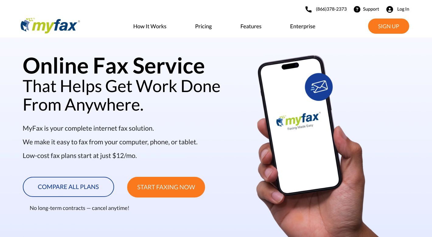 MyFax Website