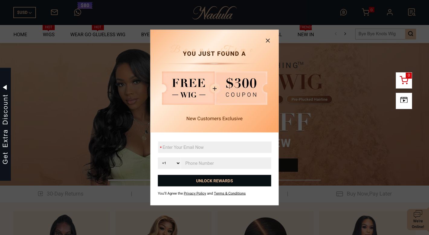 Nadula Hair Website