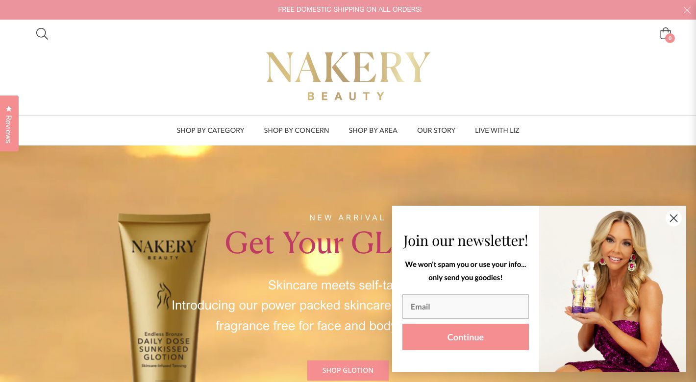 Nakery Beauty Website