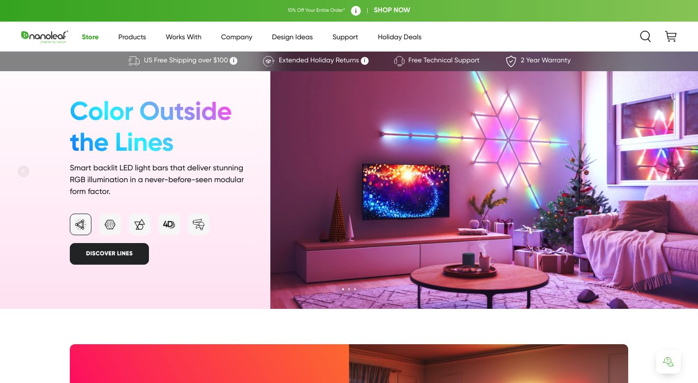 Nanoleaf Website