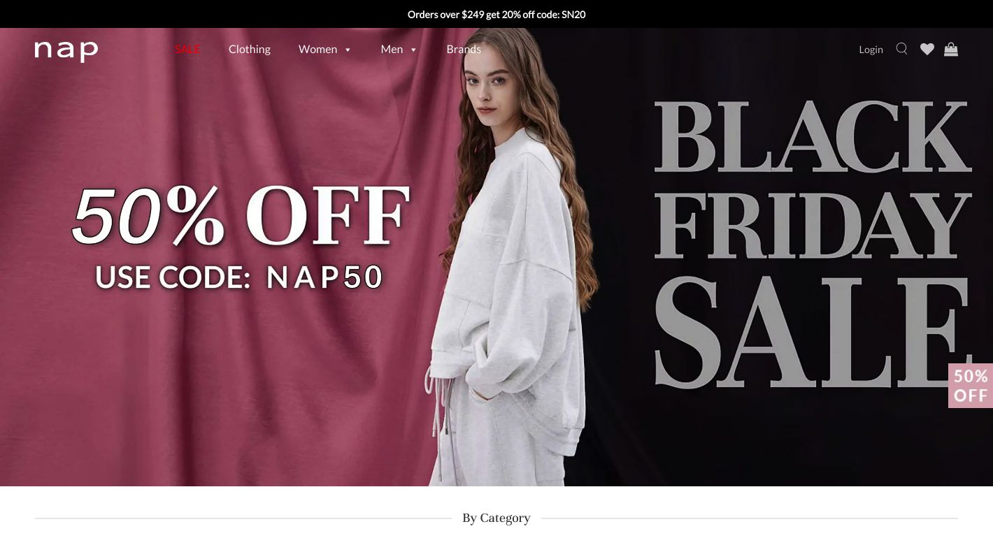 Nap Loungewear Website