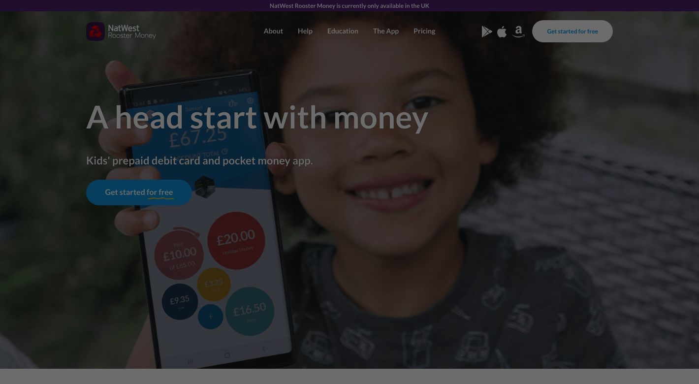 NatWest Rooster Money Website