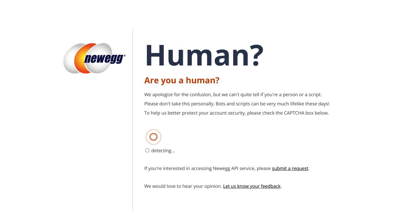 Newegg Website