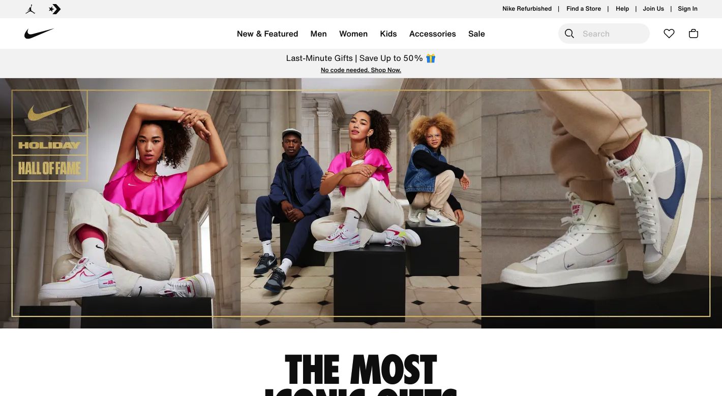 Nike Website