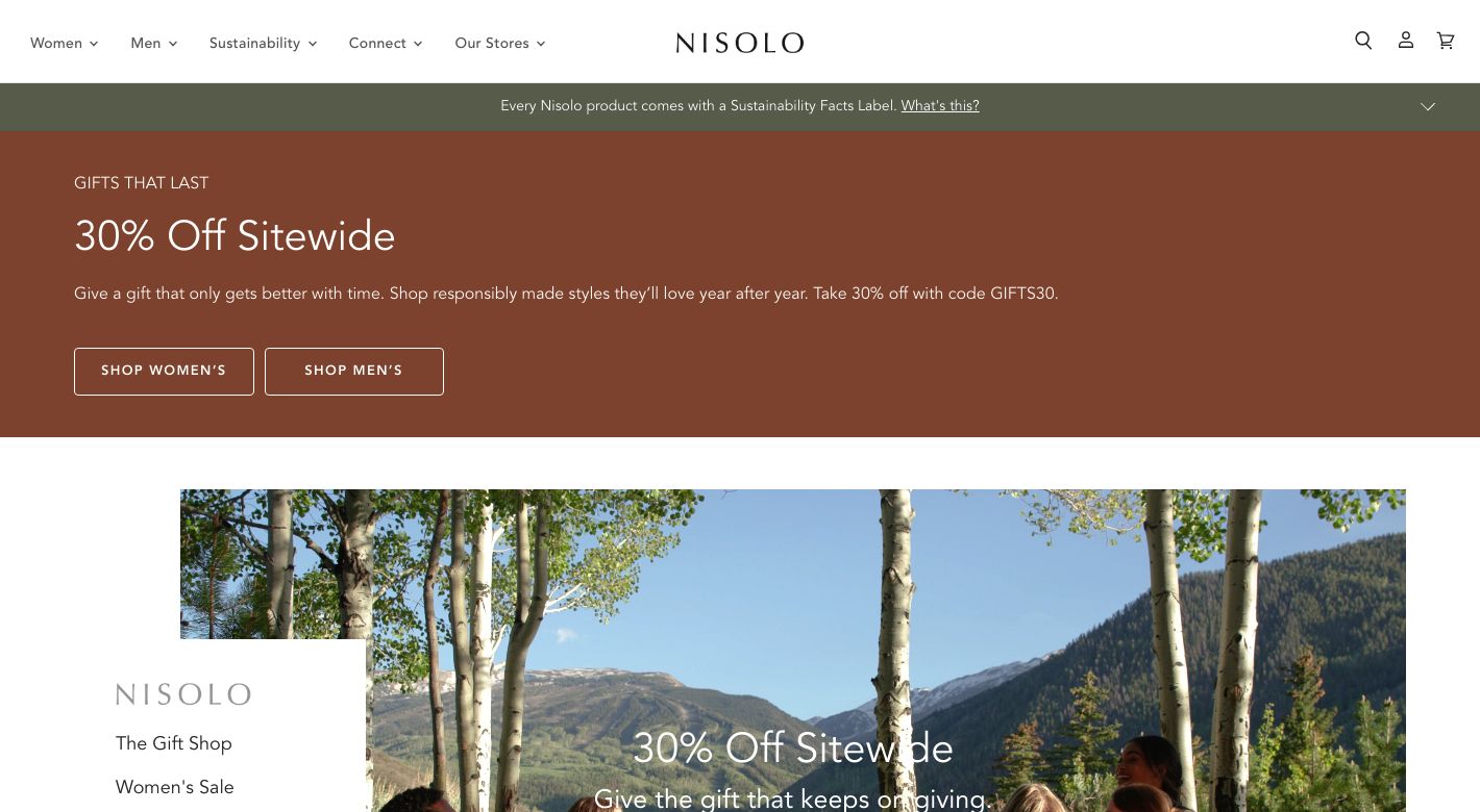 Nisolo Website