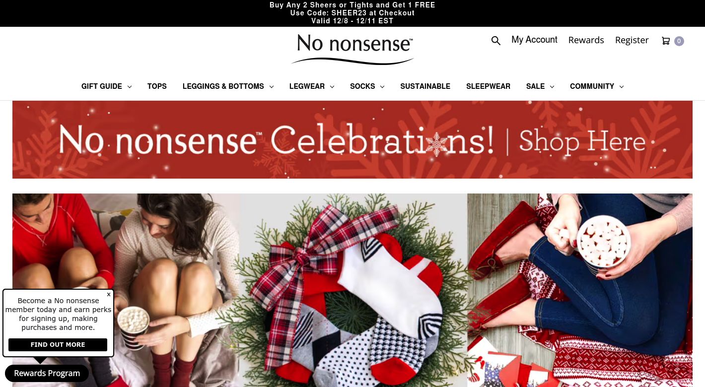 No nonsense Website