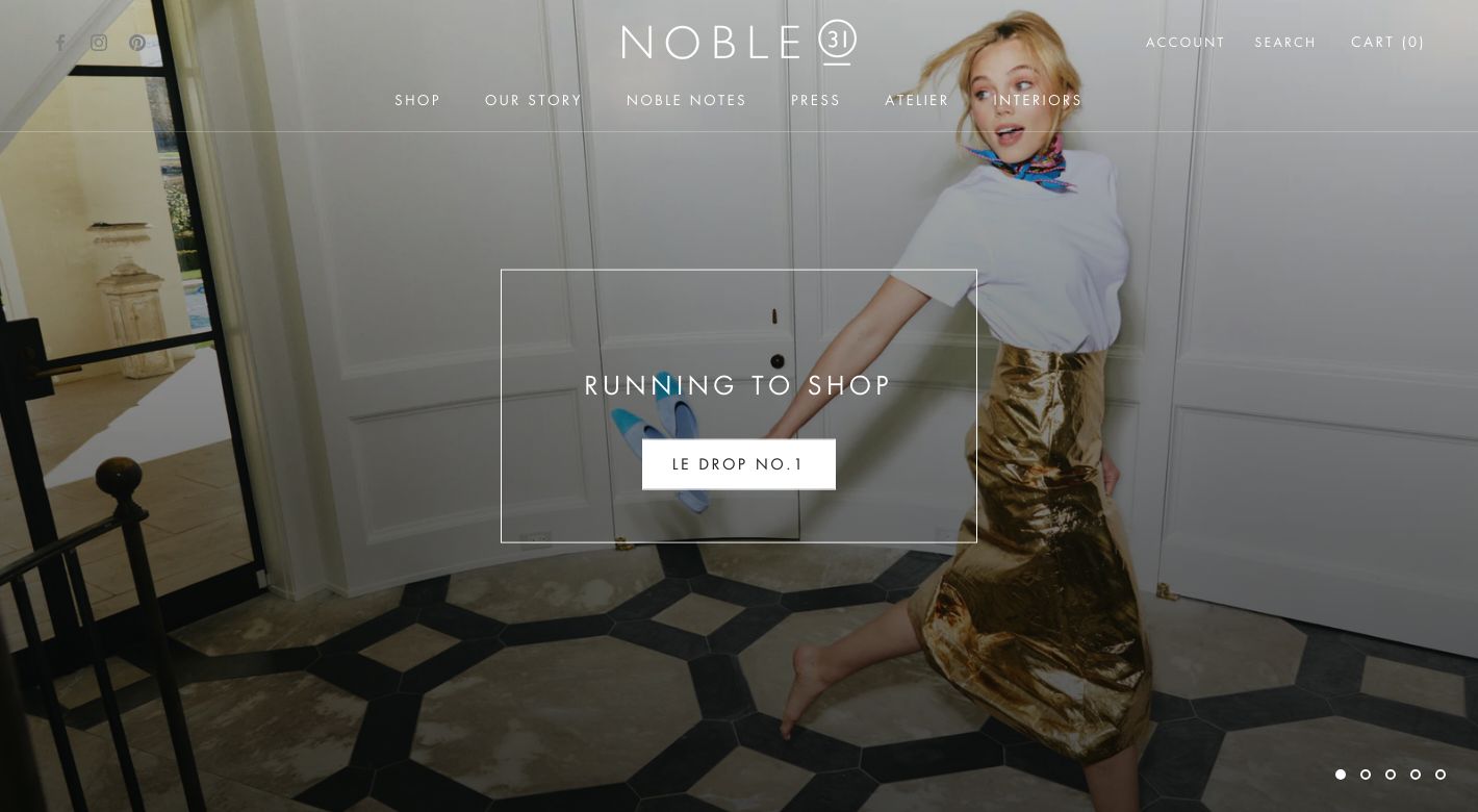 Noble 31 Website