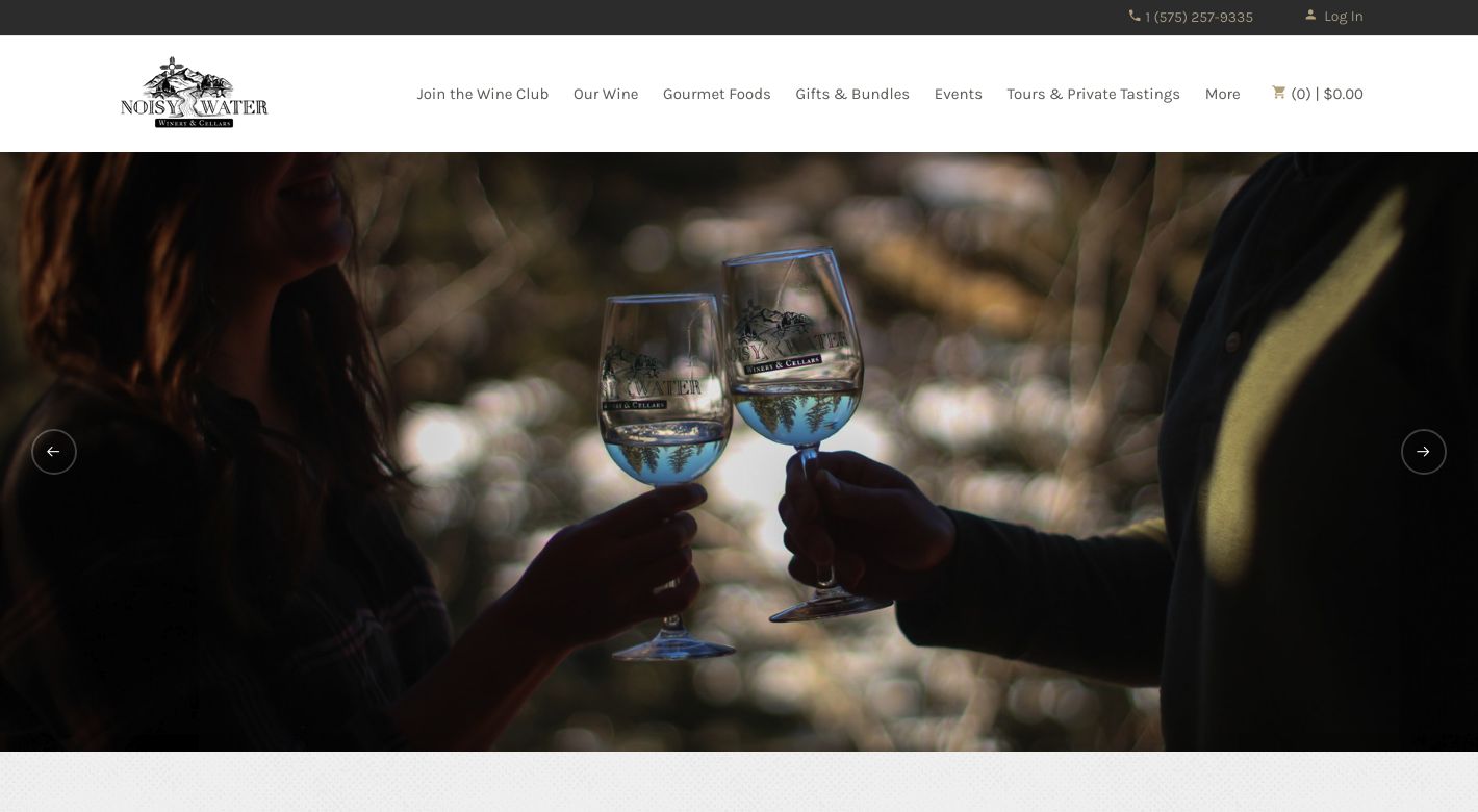 Noisy Water Winery Website