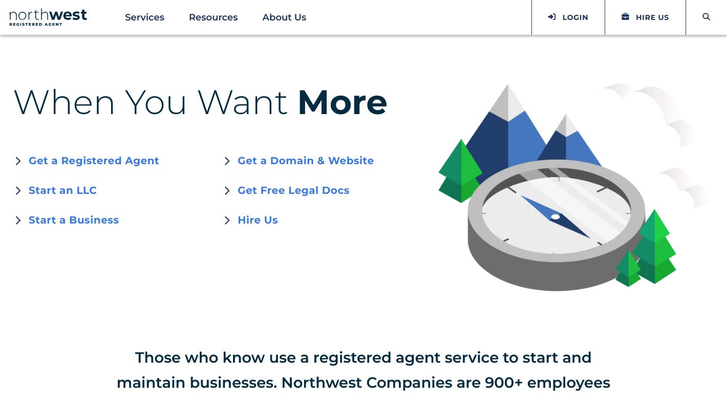 Northwest Registered Agent Website