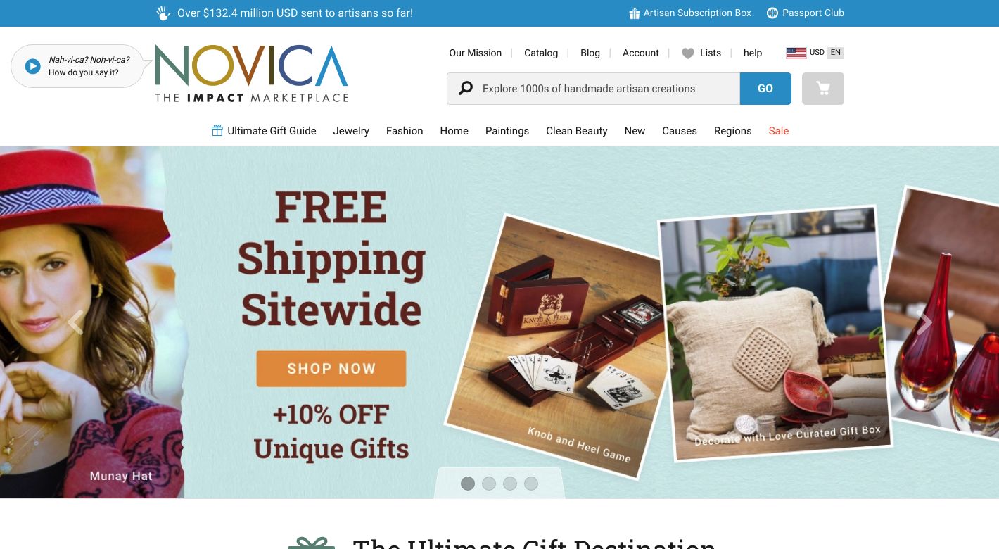 Novica Website