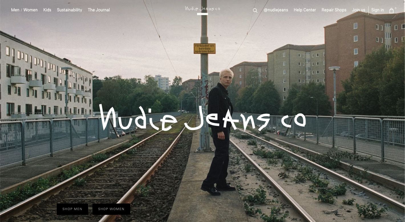 Nudie Jeans Co Website