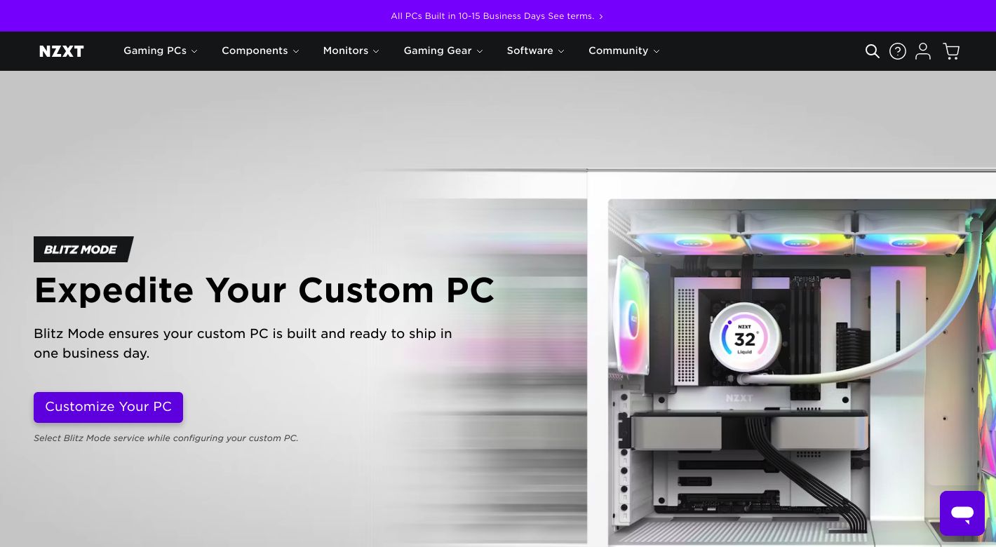 NZXT Website