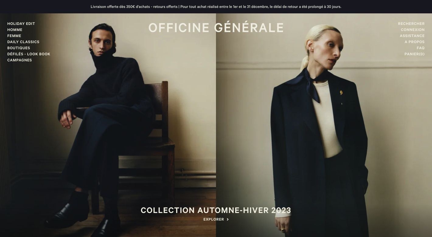 Officine Generale Website