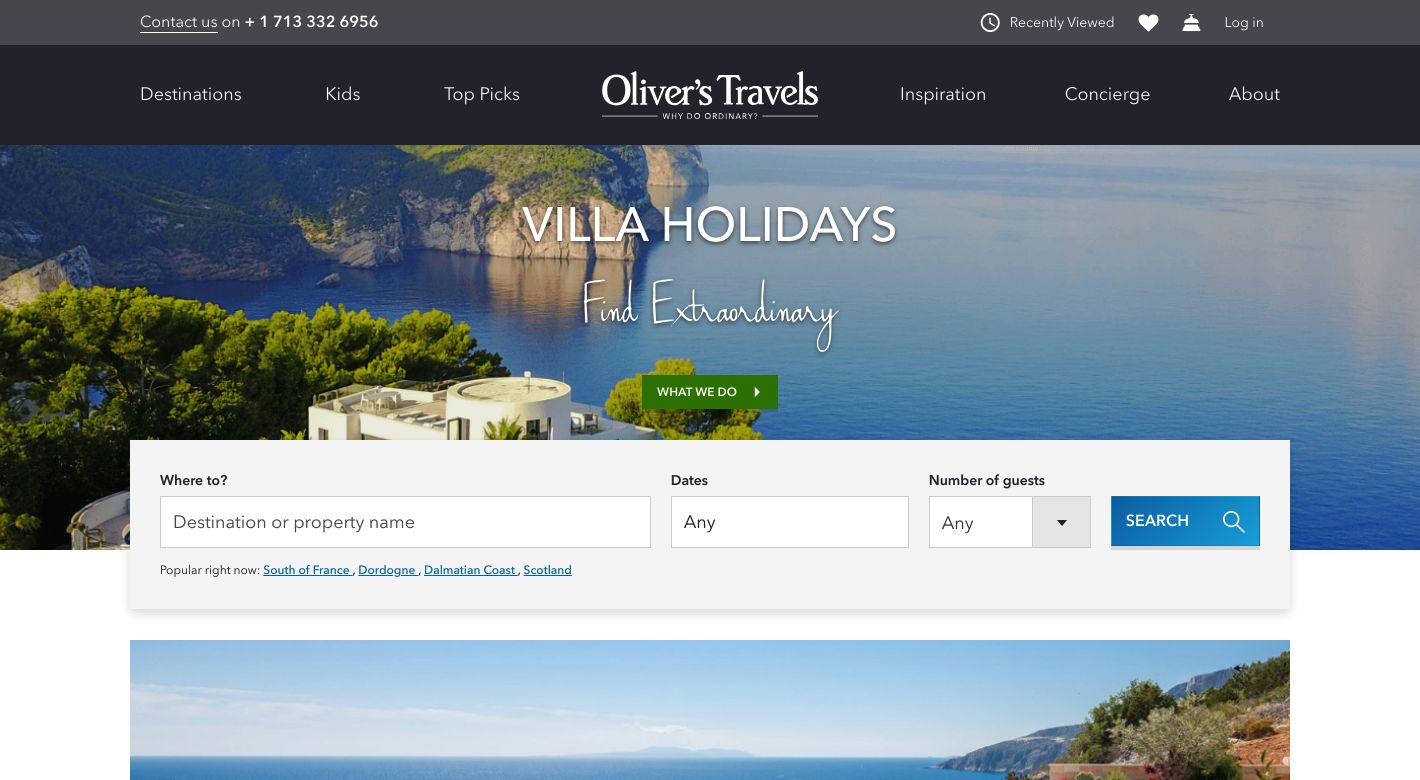 Oliver’s Travels Website