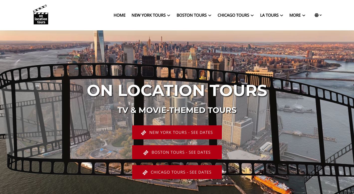 On Location Tours Website