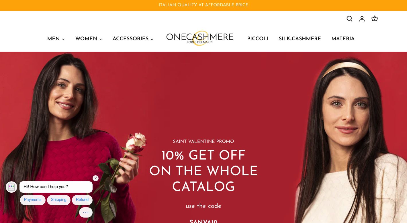 One Cashmere Website