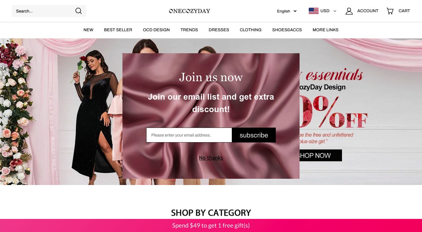 Onecozyday Website