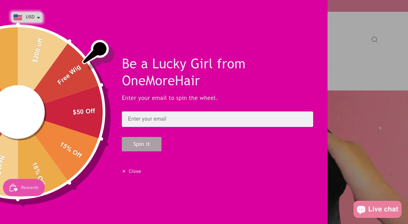 OneMoreHair Website