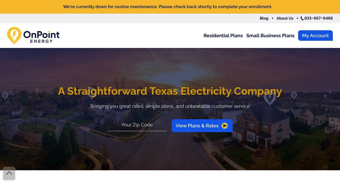 OnPoint Energy Website