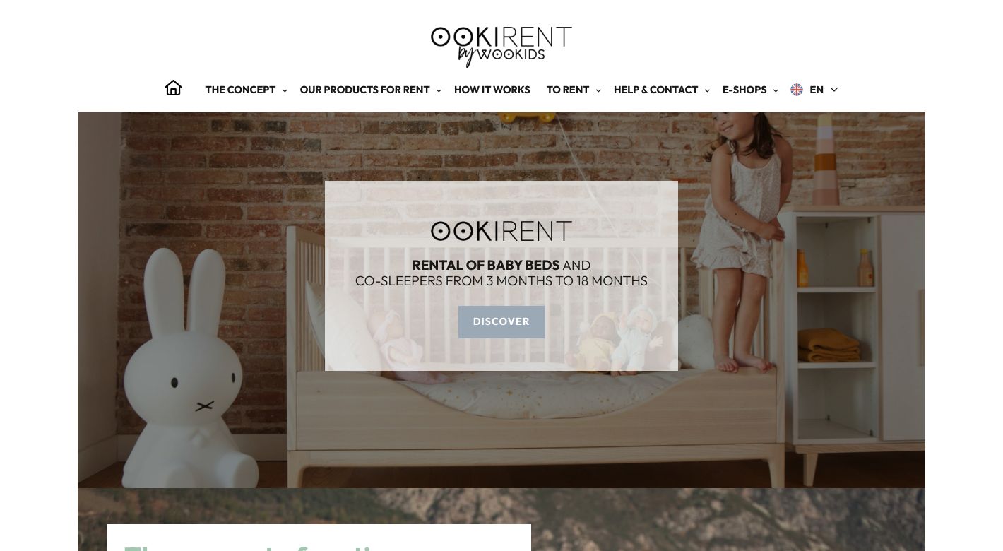 OOKIRENT BY WOOKIDS Website