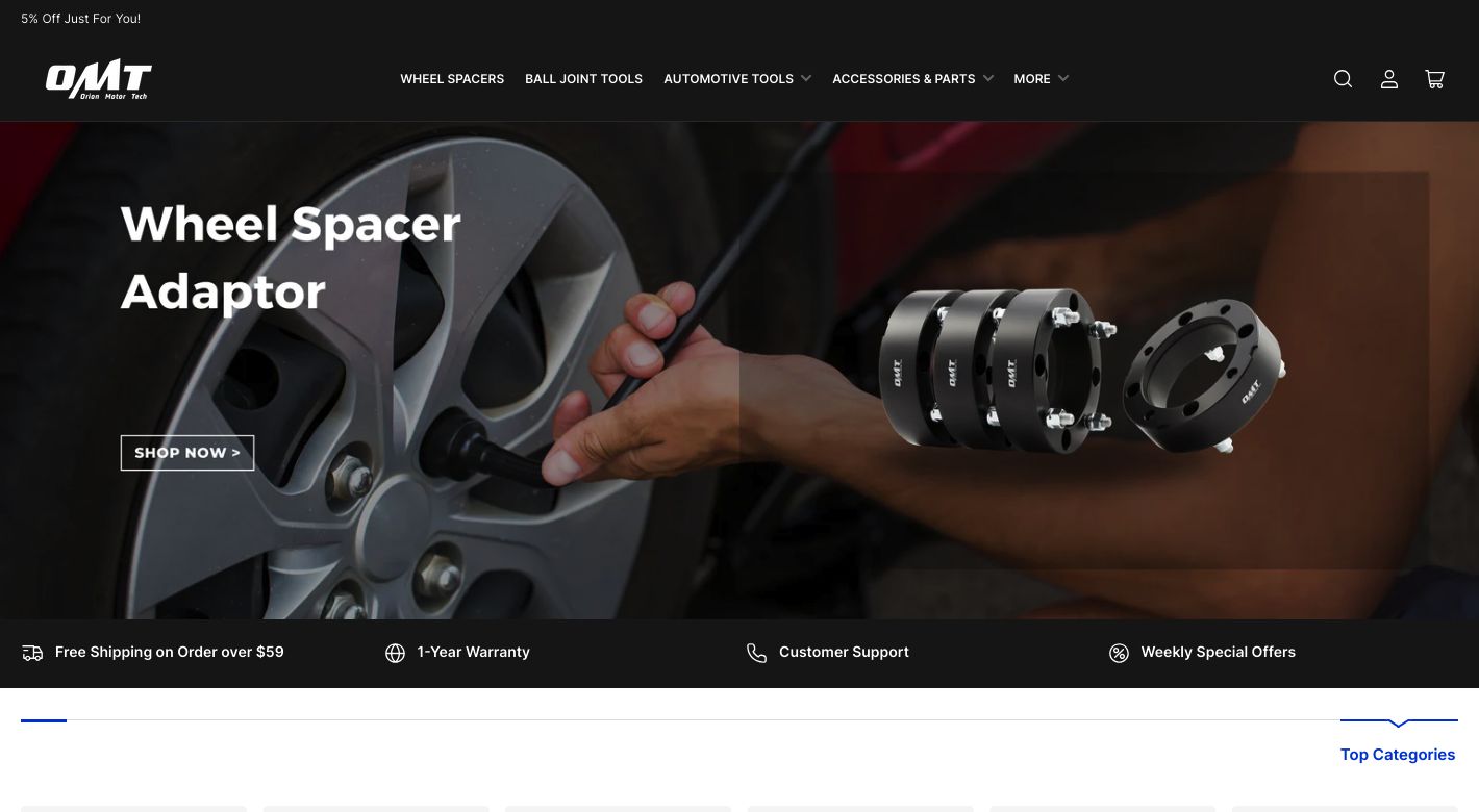 Orion Motor Tech Website