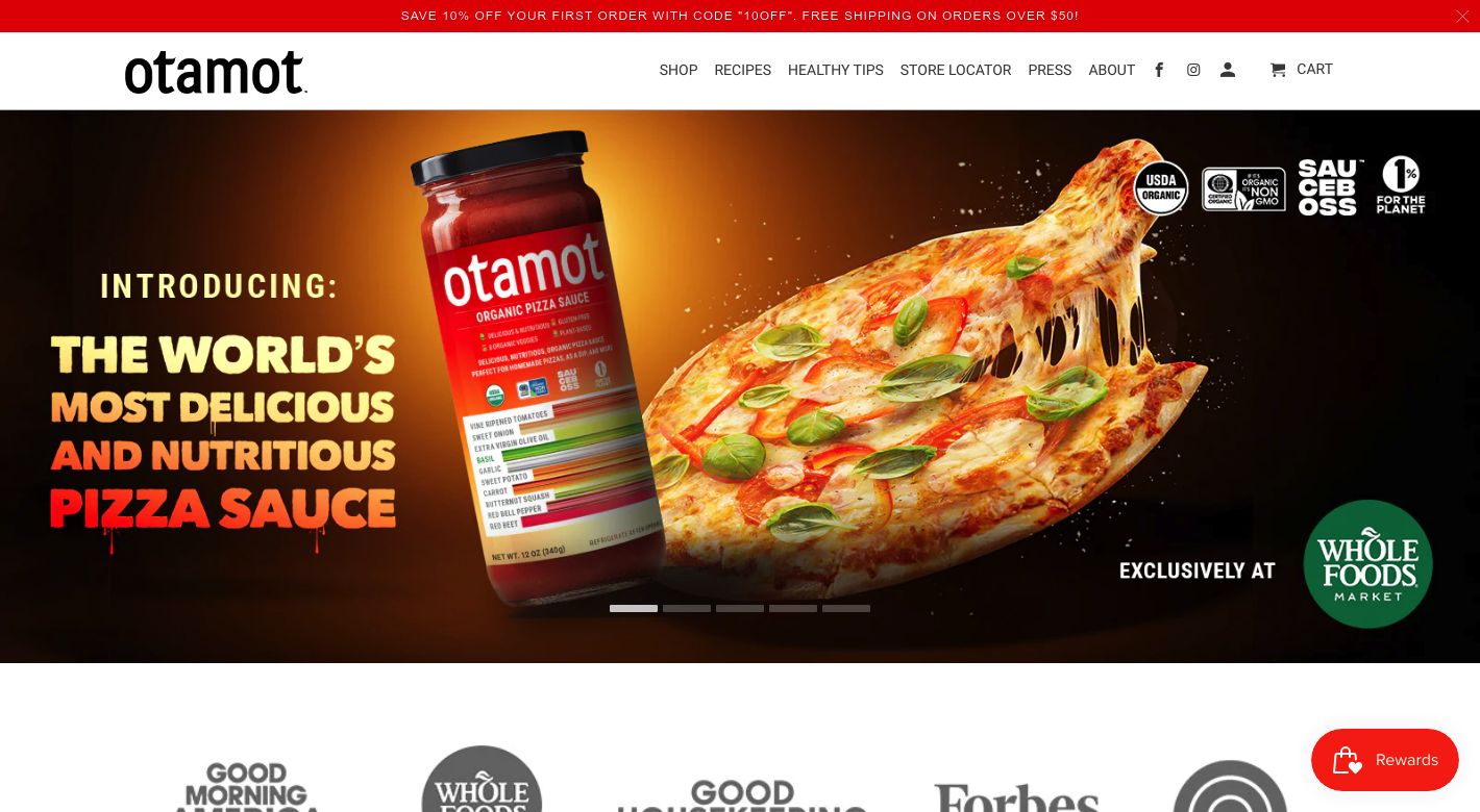 Otamot Foods Website