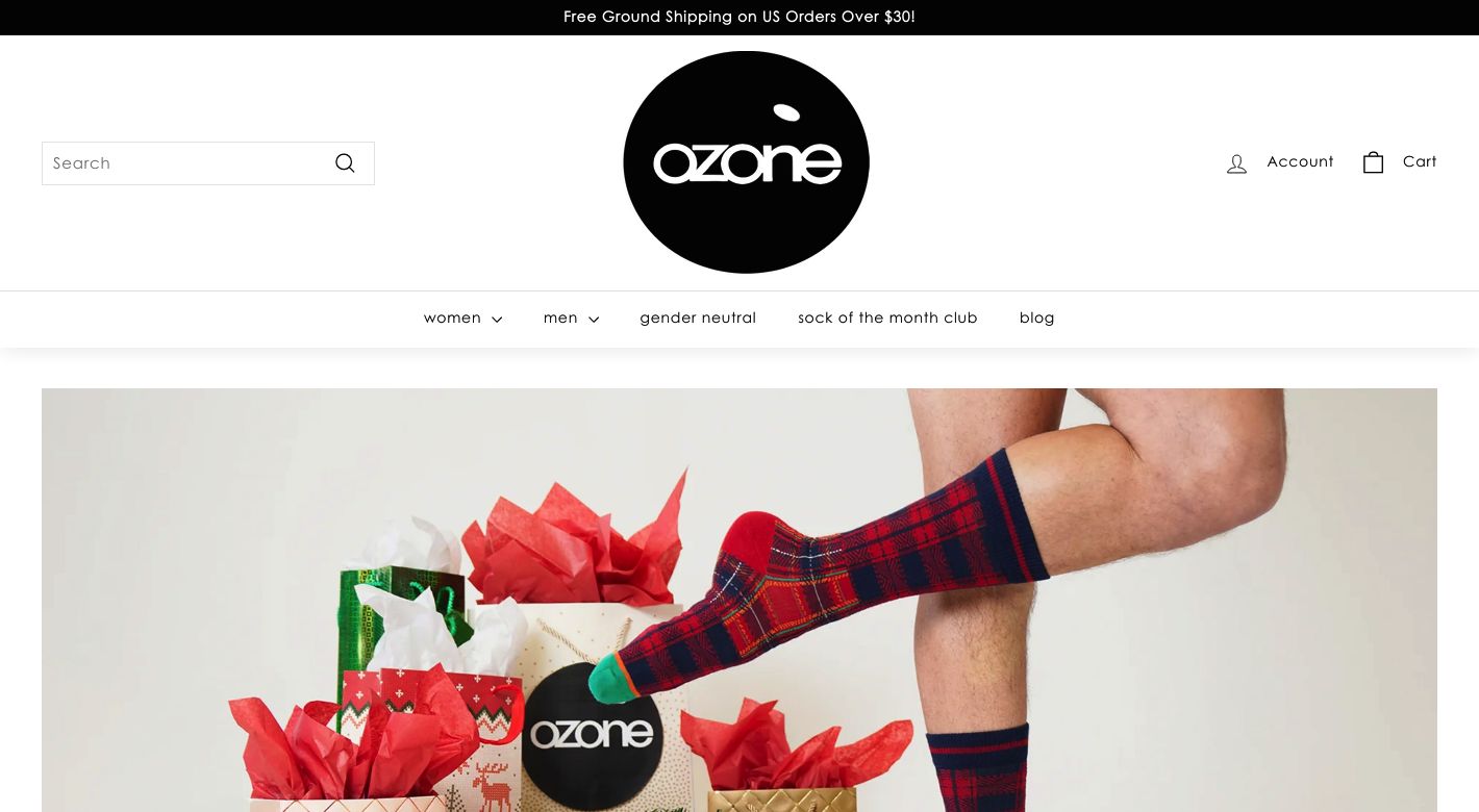 Ozone Socks Website