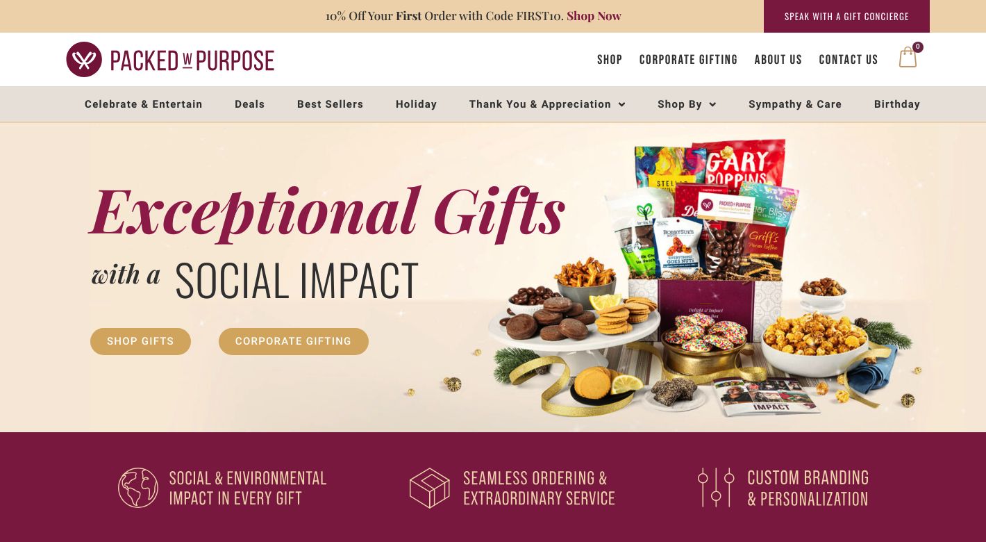 Packed with Purpose Website
