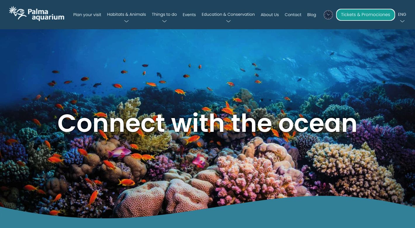 Palma Aquarium Website