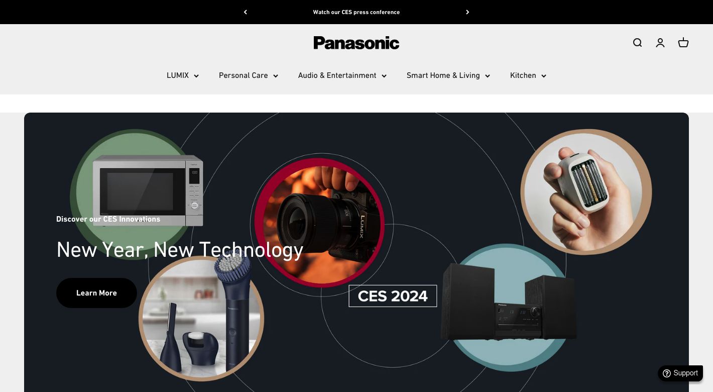 Panasonic Website