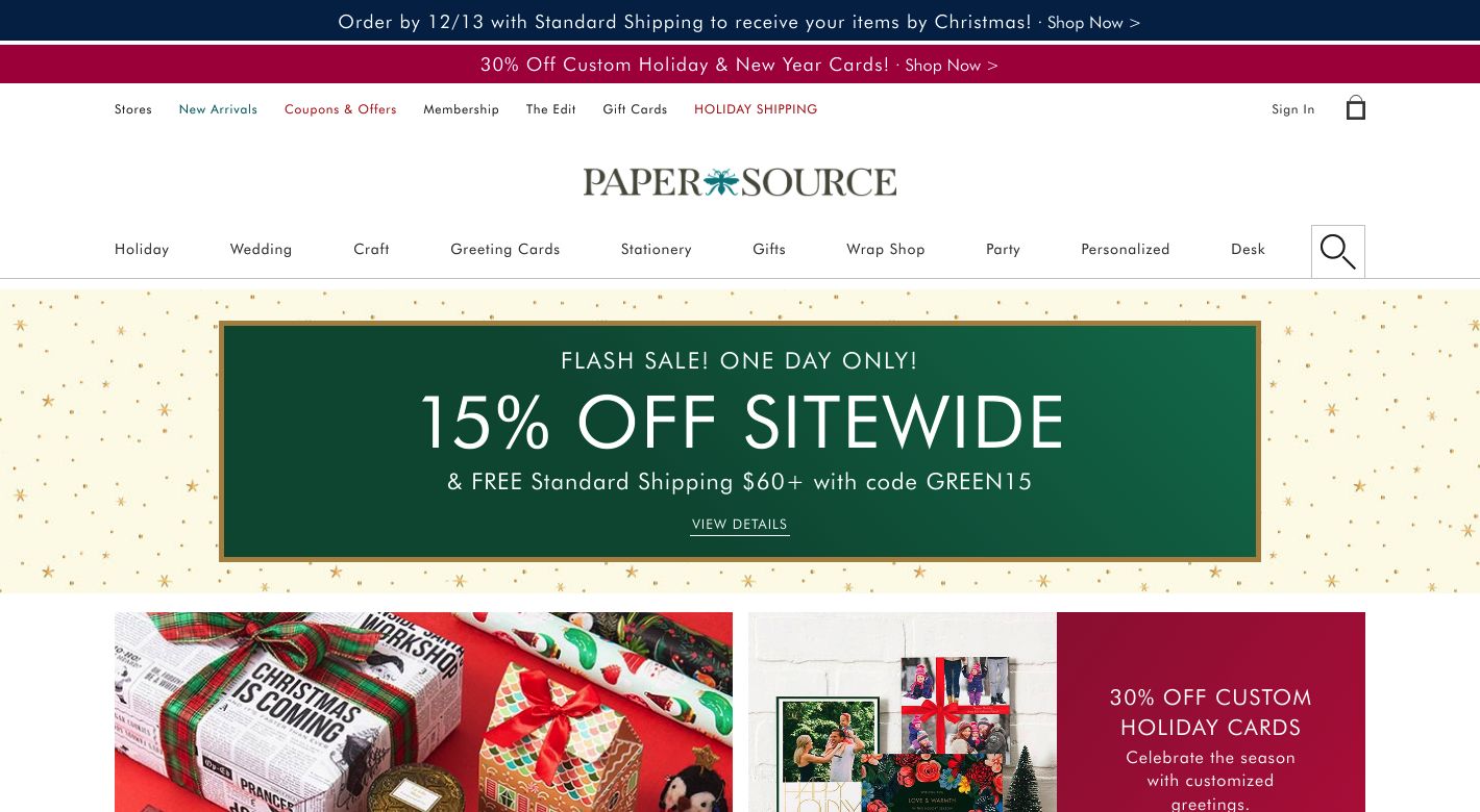 Paper Source Website