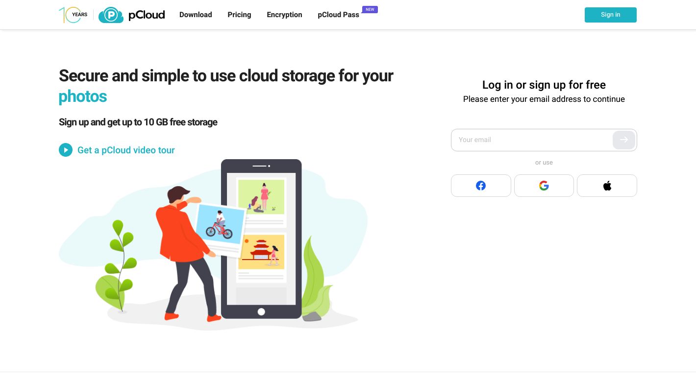 pCloud Website