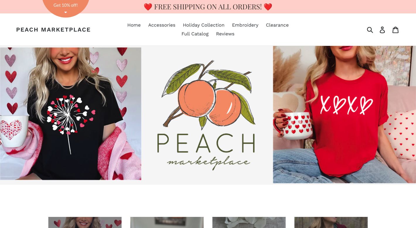 Peach Marketplace Website